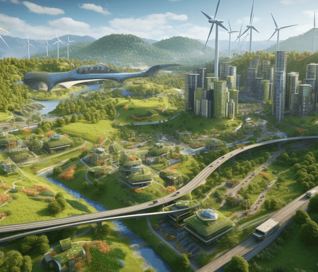 Commercial complexes and tourist attractions energy